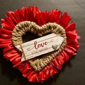 Valentine wreath